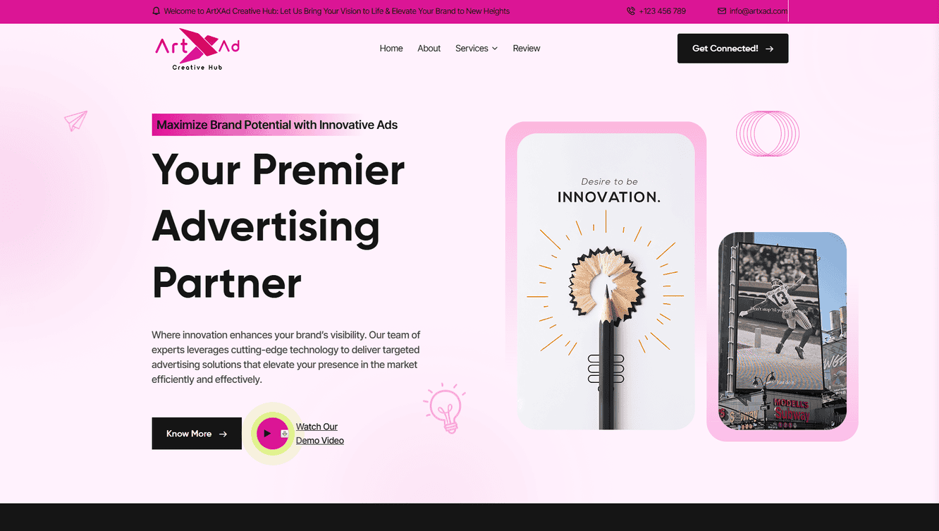 ArtXAd is a creative advertising agency focused on empowering brands and enriching lives.