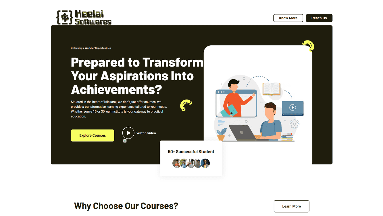 Keelai Software is dedicated to transforming learning into a practical, accessible, and empowering experience for all.