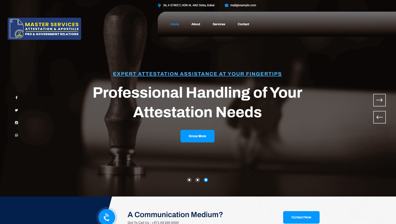 Master Attestation is a trusted UAE-based service provider